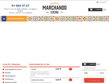 Tablet Screenshot of marchandococina.com